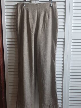 Banana Republic Heathered Tan Wool Trousers